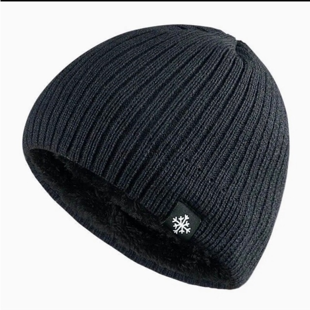 Fleece lined unisex Beanie hats.